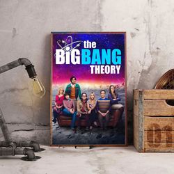 movie poster, the big bang theory poster, the big bang theory wall art, movie decoration, movie home decor