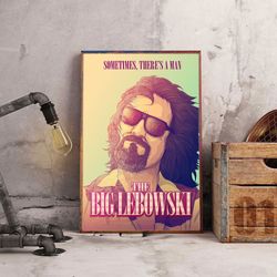 movie decoration, the big lebowski poster, the big lebowski wall art, movie home decor, movie poster