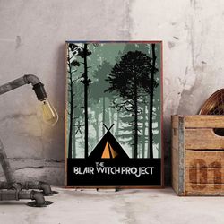 movie poster, the blair witch project poster, the blair witch project wall art, movie decoration, movie home decor