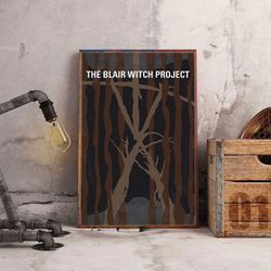 movie poster, the blair witch project wall art, movie decoration, movie home decor, the blair witch project poster