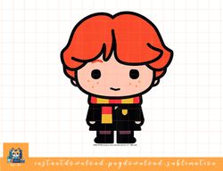 kids harry potter ron weasley cute cartoon portrait png, sublimate, digital download