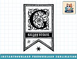 harry potter gryffindor drawn banner png, sublimate, digital download