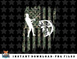 bass fishing fathers day fisherman usa vintage american flag png, sublimation, digital download