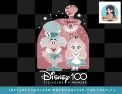 disney 100 - alice in wonderland - 100 years of wonder  png, sublimation, digital download