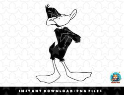 kids looney tunes daffy duck not amused portrait png, sublimation, digital download