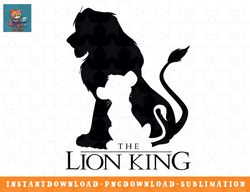 disney lion king classic simba silhouette png, sublimation, digital download