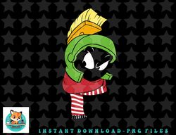 kids looney tunes christmas marvin the martian winter wear png, sublimation, digital download