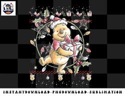 disney christmas winnie the pooh ugly sweater png, sublimation, digital download