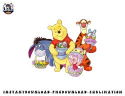 disney easter winnie the pooh png, sublimation, digital download