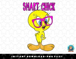 kids looney tunes youth tweety bird smart chick neon portrait png, sublimation, digital download