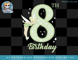 disney peter pan 8th birthday tinkerbell portrait png, digital prints