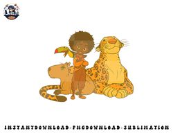 disney encanto antonio group shot animals poster png, sublimation, digital download