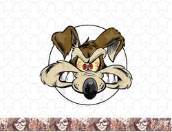 kids looney tunes wile e. coyote angry big face png, sublimation, digital download