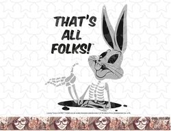looney tunes bugs bunny thats all folks png, sublimation, digital download
