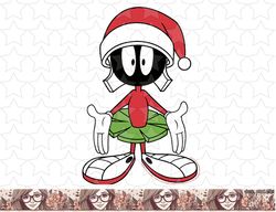 looney tunes christmas marvin the martian santa hat portrait png, sublimation, digital download