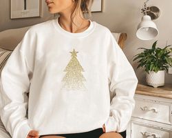 christmas sweatshirt, christmas sweater, christmas crewneck, christmas tree sweatshirt, holiday sweaters for women, wint