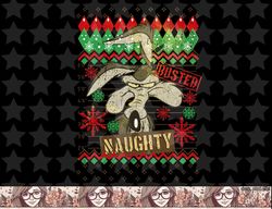 looney tunes christmas wile e. coyote naughty busted png, sublimation, digital download