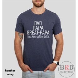 great-papa gift, t shirt for great-grandpa, pregnancy announcement, baby reveal to family, gift for grandpa, great-grand