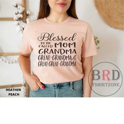 great great grandma shirt, pregnancy announcement, gift for great-grandma, baby reveal to family, baby announcement