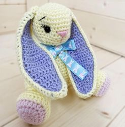 little bunny crochet pattern-  bunny  crochet  pattern- women crochet pattern- bunny  pattern-  digital pattern crochet