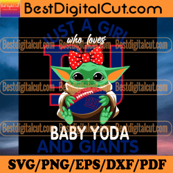 just a girl who loves baby yoda and new york giant