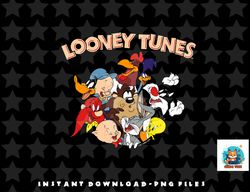 looney tunes gang on black png, sublimation, digital download