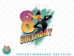 looney tunes daffy duck 8th birthday png, sublimation, digital download