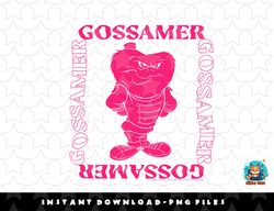 looney tunes gossamer boxed portrait png, sublimation, digital download