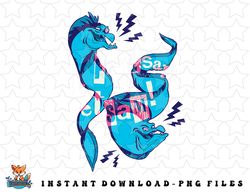 disney the little mermaid flotsam and jetsam eels png, sublimation, digital download
