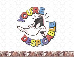 looney tunes daffy duck youre despicable png, sublimation, digital download