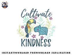 disney encanto cultivate kindness floral logo png, sublimation, digital download