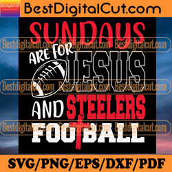 sundays are for jesus and steelers football svg, s