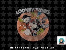 looney tunes group shot classic smiling bullseye logo png, sublimation, digital download