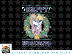 looney tunes christmas lola bunny wreath png, sublimation, digital download