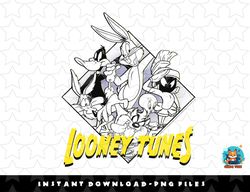 looney tunes group shot diamond portrait yellow png, sublimation, digital download