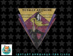 looney tunes daffy duck totally awesome portrait png, sublimation, digital download