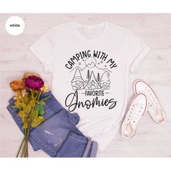 matching camp shirts, cute gifts for friends, funny camper outfits, camping graphic tees, family group shirts, friends g