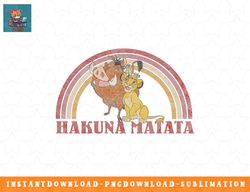 disney the lion king hakuna matata rainbow group shot png, sublimation, digital download