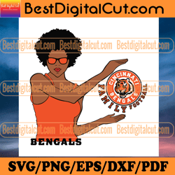 family football cincinnati bengals svg, sport svg,