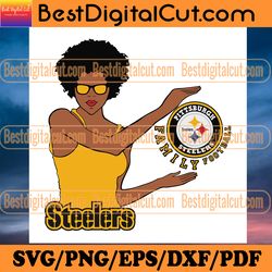 family football pittsburgh steelers svg, sport svg