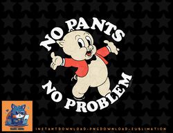 looney tunes porky pig no pants png, sublimation, digital download