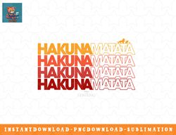 disney the lion king hakuna matata word stack png, sublimation, digital download