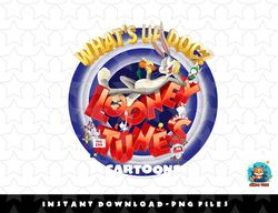 looney tunes logo bugs bunny whats up doc png, sublimation, digital download