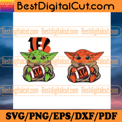 cincinnati bengals baby yoda nfl svg, sport svg, f