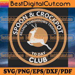 spoon and crockpot club svg, sport svg, spoon and