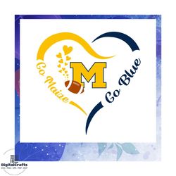 go maize go blue svg, michigan wolverines svg, football svg, football gift, michigan football svg, football lover, trend