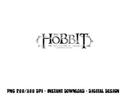 hobbit ornate logo longsleeve t shirt long sleeve  png, sublimation