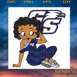 gs betty boop, sport svg, football svg, betty boop