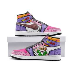 master roshi dragon ball z jd1 shoes, master roshi dragon ball z jordan 1 shoes, master roshi dragon ball z shoes