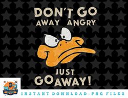 looney tunes daffy duck just go away png, sublimation, digital download